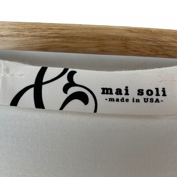 Mai Soli Color Block Floral Blouse 2XL - Picture 4 of 4